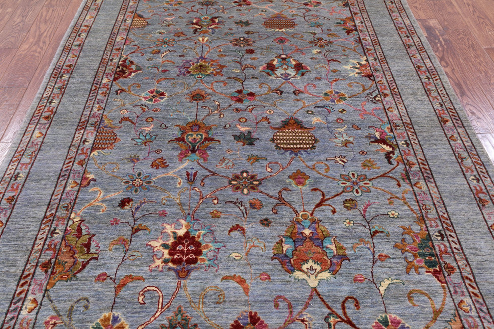 Persian Tabriz Hand-Knotted Wool Rug 5' 9" X 8' 0" Q7423