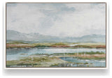 "Lakeside Afternoon Delight" - A Tranquil Waterscape for Refined Interiors