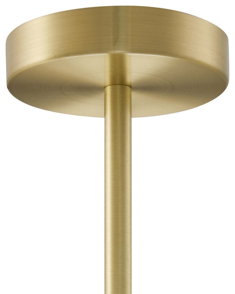 Hanna 8-Light Chandelier Opal Gold