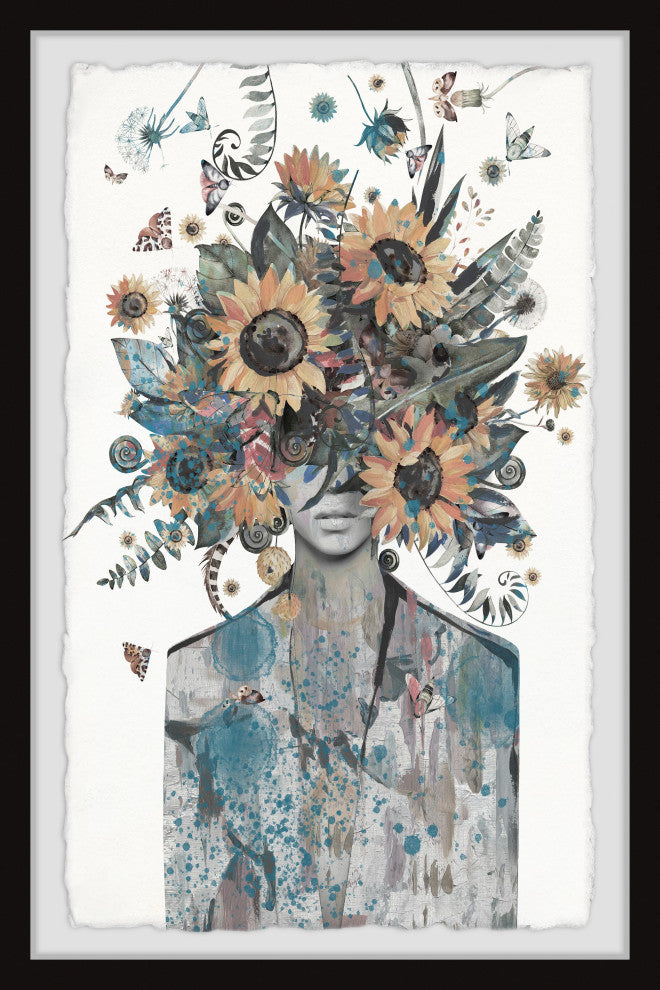 "There Is Beauty in Simplicity" Framed Painting Print, 30x45