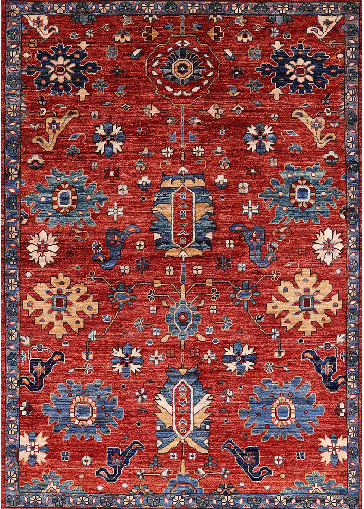 Ahgly Company Indoor Rectangle Mid-Century Modern Area Rugs, 8' x 12'