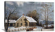 "Winter Wood" Stretched Canvas Giclee by Currier and Ives, 30"x19"