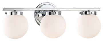 3-Light Bath Bar, Chrome