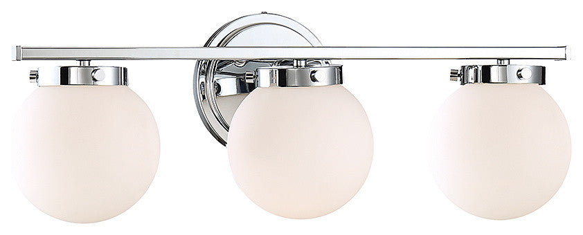 3-Light Bath Bar, Chrome