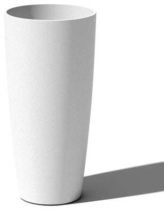 Veradek Pure Series Selena 28" Planter, White, One Pack