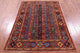 4' 1" X 5' 9" Persian Gabbeh Shall Handmade Rug Q11152