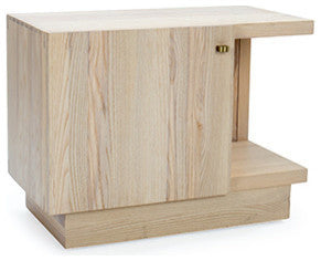 Sierra 30" Left Nightstand, Finish: Dove