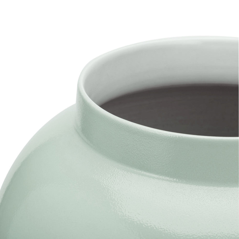 Celadon Temple Jar - M