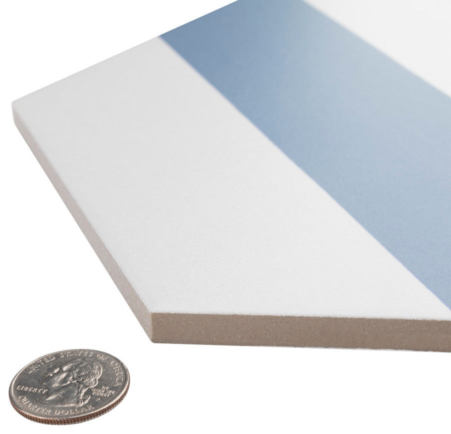 Porto Capri Hex Niagara Porcelain Floor and Wall Tile