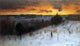 George Inness Winter Evening Wall Decal