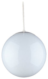 Leo - Hanging Globe 1-Light Pendant, White