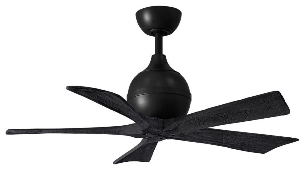 Matthews Fan, Irene 5 Ceiling Fan, 52" Matte Black, Matte Black