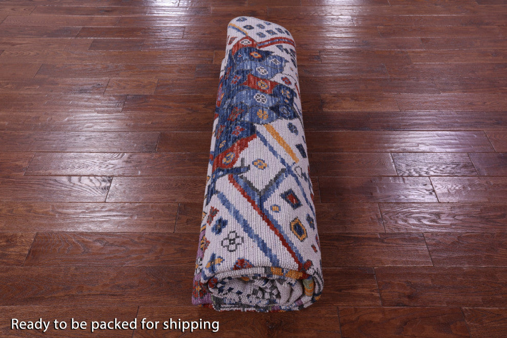 8' 1" X 10' 2" Moroccan Hand-Knotted Wool Rug - Q15859