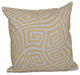 Geometric Decorative Pillow, Yellow, 20"x20"