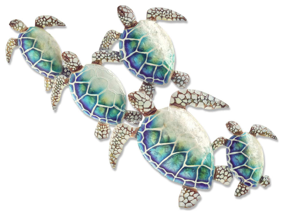 Sea Turtle Wall Decor Group Of Five