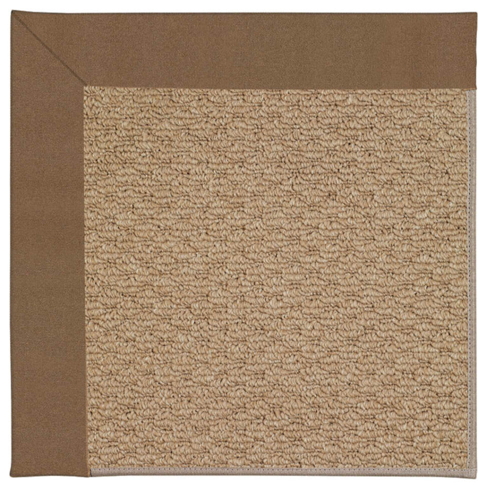Capel Zoe-Raffia Cafe 1992_747 Machine Tufted Rugs - 7'' X 9'' Rectangle
