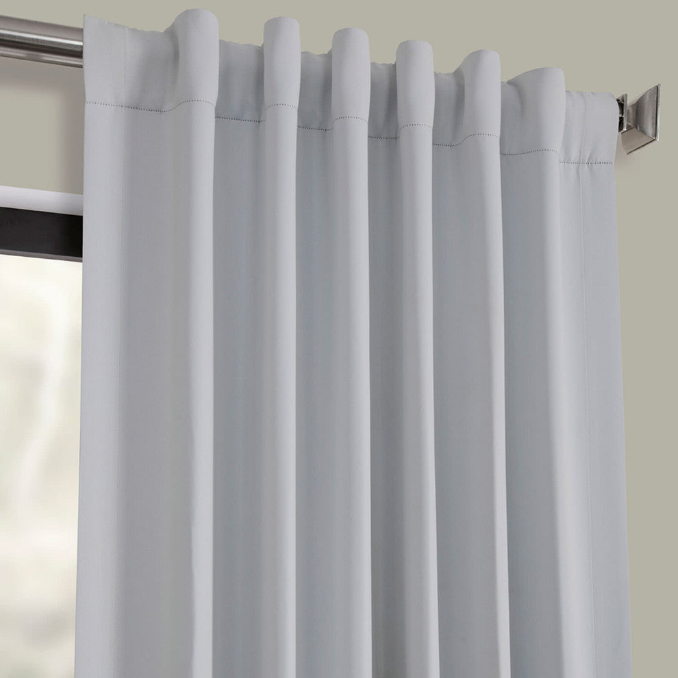 Room Darkening Curtain Panel Pair, Artic Gray, 50"x96"