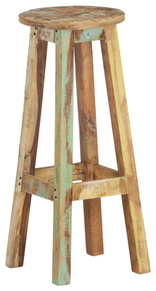 vidaXL Bar Stools 2 pcs Solid Reclaimed Wood