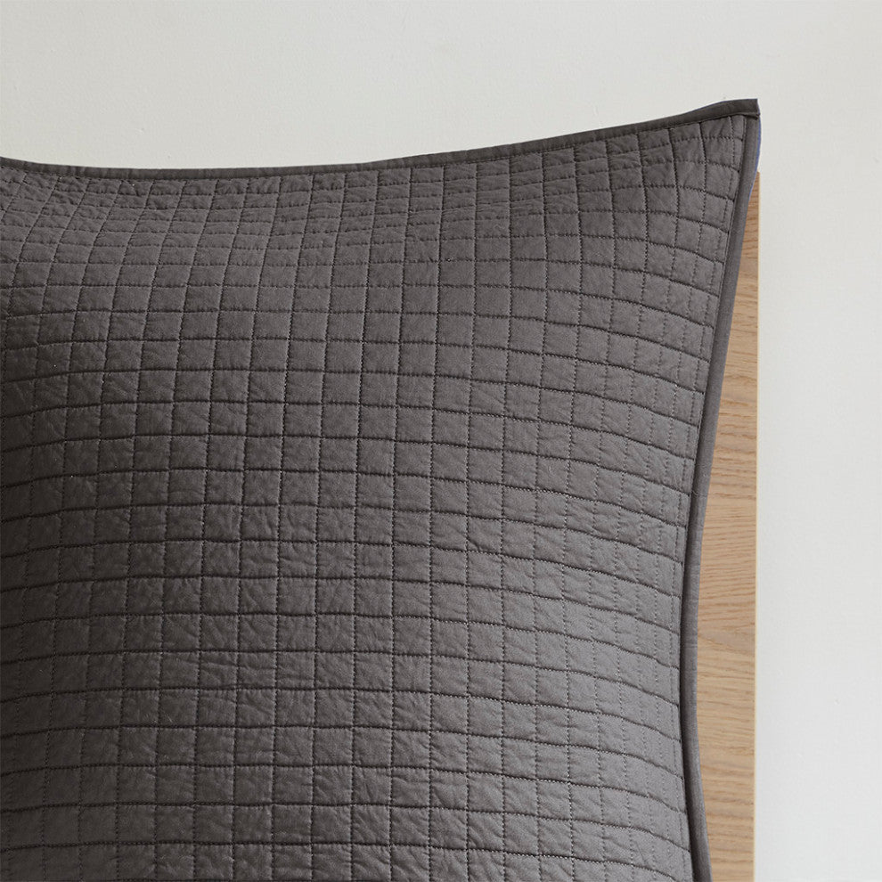 Urban Habitat Brooklyn Pom-Pom 7-Piece Comforter Set, Grey