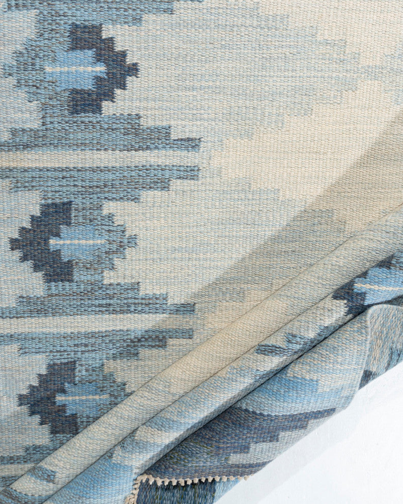 Vintage Swedish Scandinavian Area Rug, 4'6x6'10"
