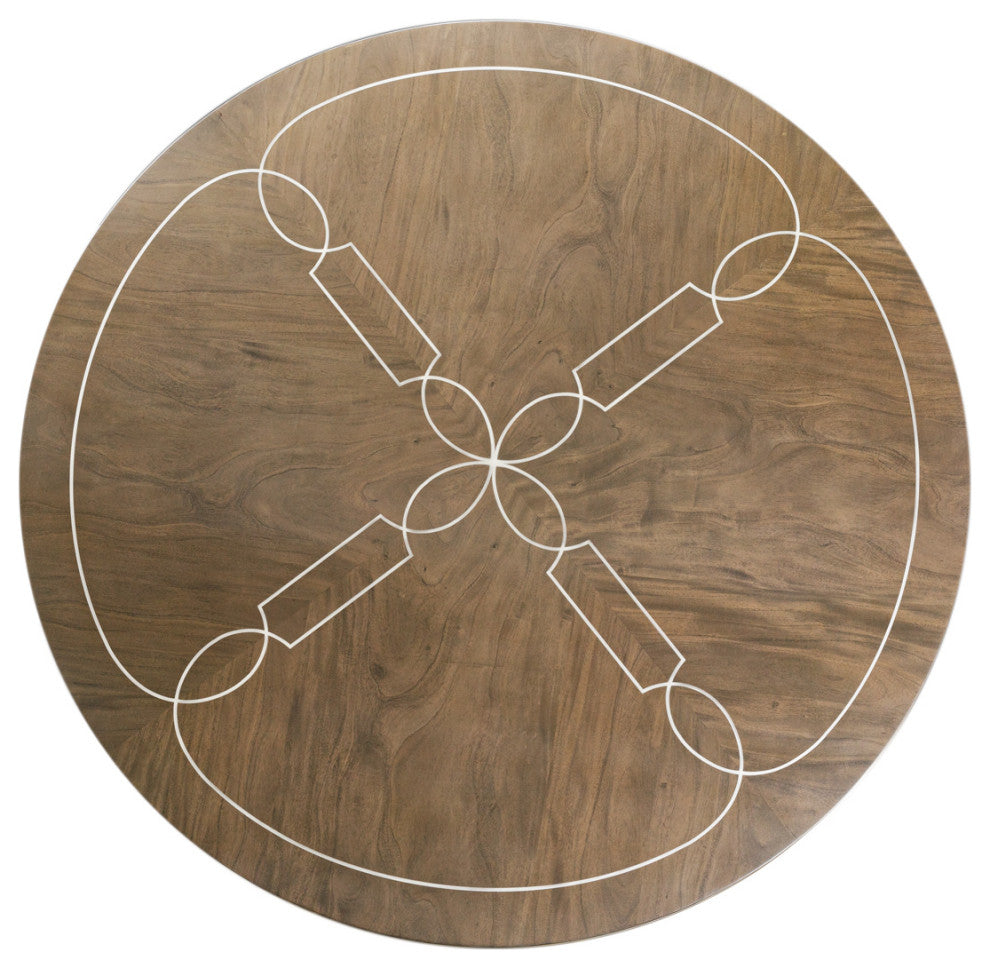 Villa Cherie Round Dining Table - Hazelnut