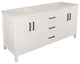 Copenhagen 72" Double Vanity, White, Engineered Marble