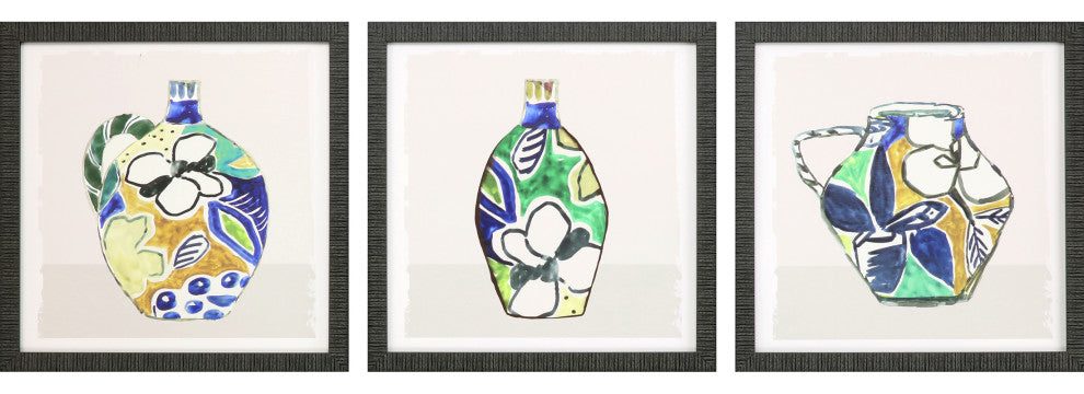 Picasso Vase Artwork, 3-Piece Set