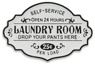 Dafina Rustic Laundry Sign