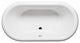 Malibu Leadbetter Oval Soaking Bathtub 66x35x25 Biscuit