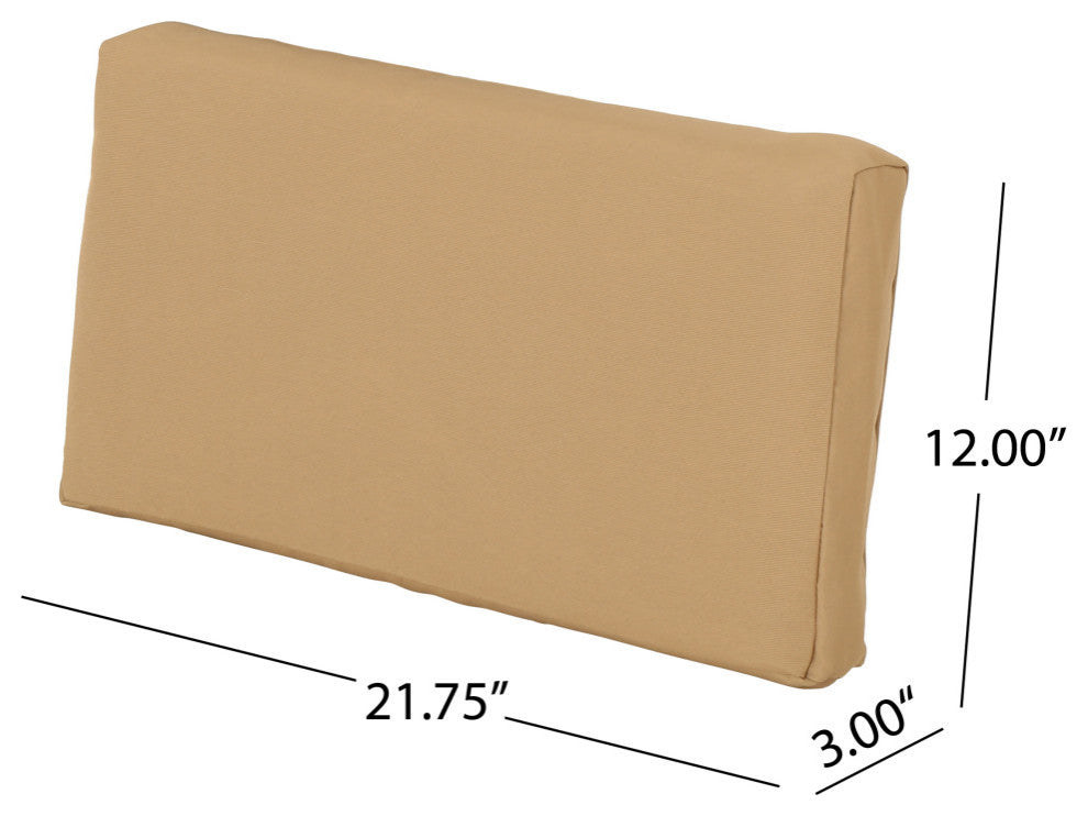 Natchez Club Chair Cushions, Set of 2, Brown