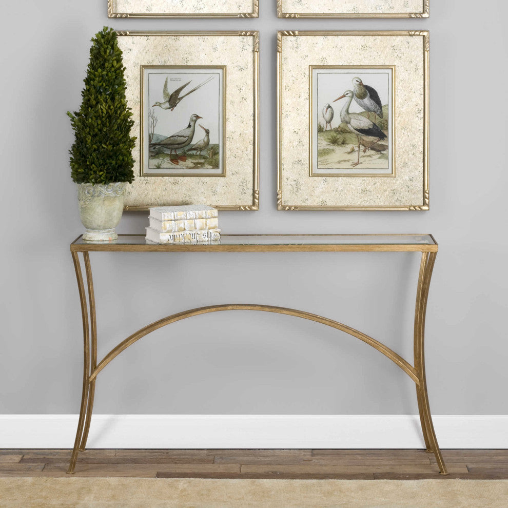 Uttermost Alayna 48 x 33" Gold Console Table