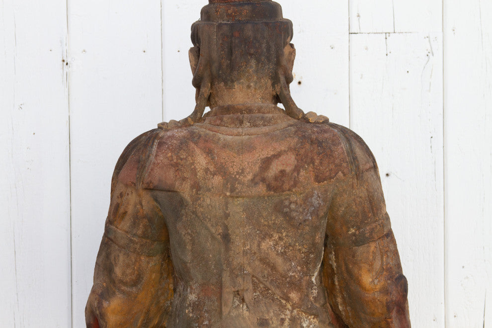 Antique Chinese Painted Buddha
