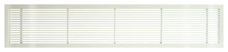 AG10 4"x8" Aluminum Fixed Bar Air Vent Grille, White-Gloss