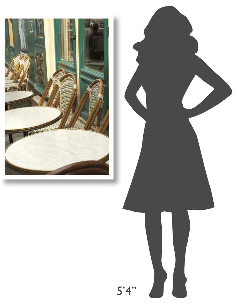 "Monmartre Cafe" Digital Paper Print by Sue Schlabach, 26"x38"