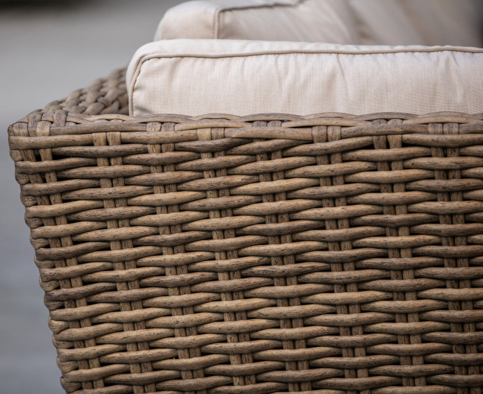 Havana All-Weather Wicker Outdoor Comfort Sectional Sofa