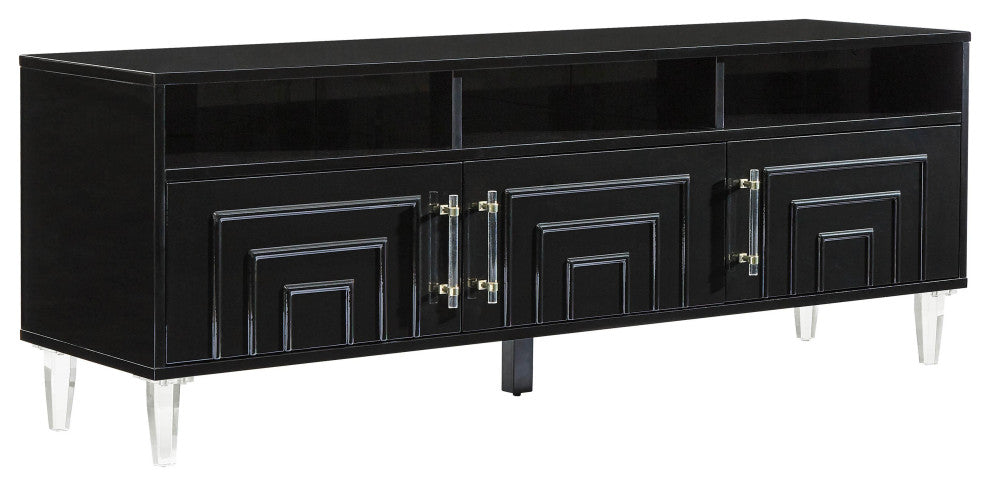TOV Furniture Famke Black Media Console