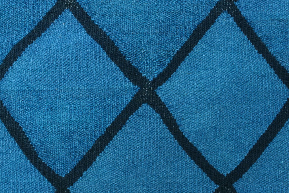 Elan Overdyed Kilim Ariana Blue Rug