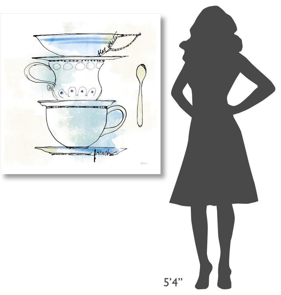 "Good Brew VI" Digital Paper Print by Sue Schlabach, 38"x38"