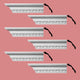 Cornice White Urethane Capucina Ornate Design 6 Pieces Totaling 570" Length