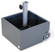 XXD''s (#O-811) Zinc Plated Dark Grey Powercoated Planter & Umbrella Stand