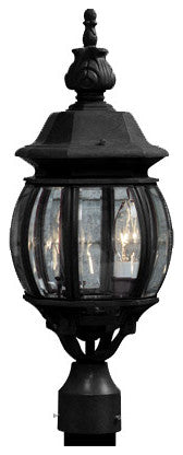 Classico 3 Light Post Light or Accessories in Black