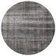 Ahgly Company Indoor Round Mid-Century Modern Area Rugs, 3' Round