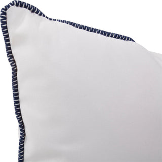 Square Sunbrella Seascape Pillow, Outdoor 24x24