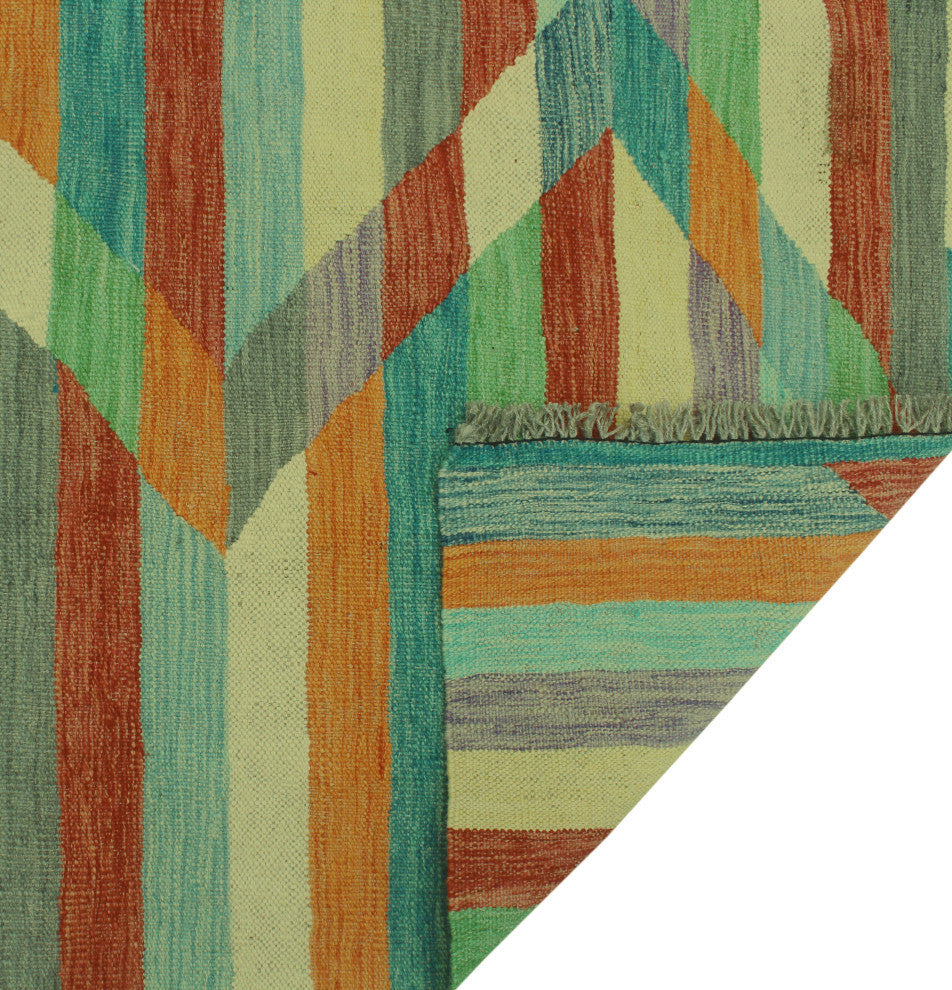 Winchester Kilim Elvan Red/Orange Rug, 5'7x7'9