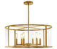 Bryant six light pendant