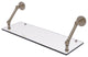 Prestige Skyline 24" Floating Glass Shelf, Antique Pewter