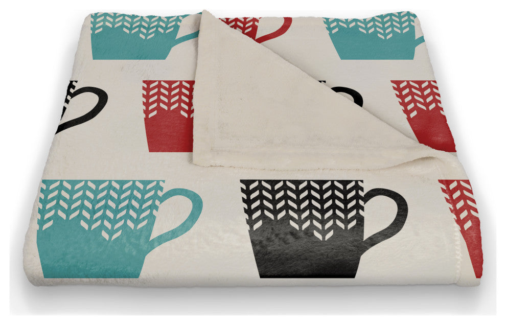 To Have and to Hold in Case you get Cold 50x60 Coral Fleece Blanket