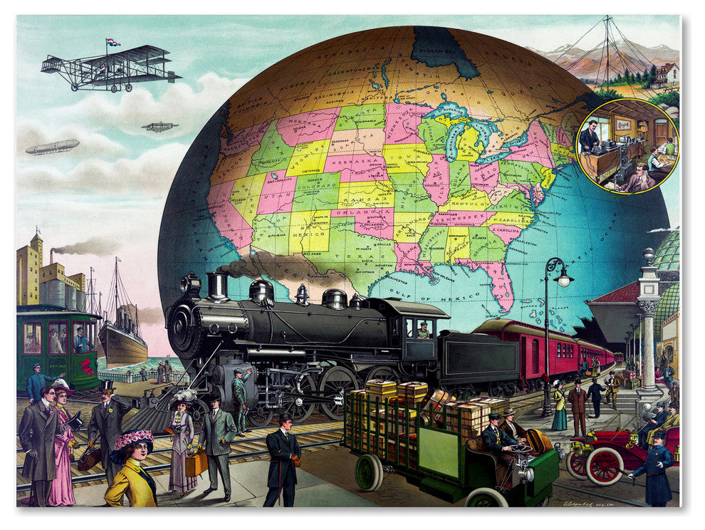 Vintage Lavoie ''Travel 241'' Canvas Art, 24x18