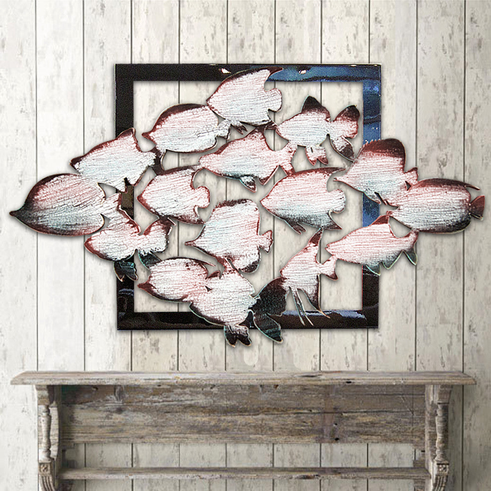 Aquatic Fish, Wooden Decoration