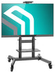 ONKRON Portable TV Stand with Wheels for 50-90 Inch TVs up to 220 Lbs, black